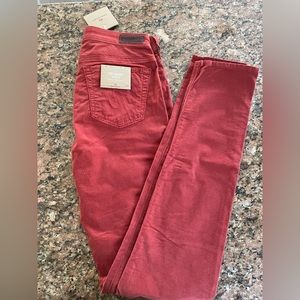Nwt AG super skinny cord legging - size 28